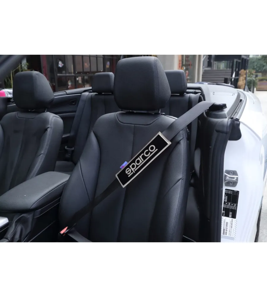 Coppia di cuscinetti passacintura universali per auto "opc12120001" neri>Sparco Online