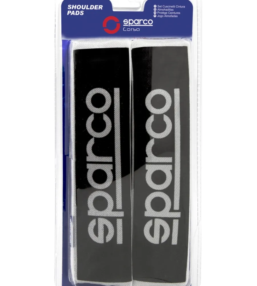 Coppia di cuscinetti passacintura universali per auto "opc12120001" neri>Sparco Online