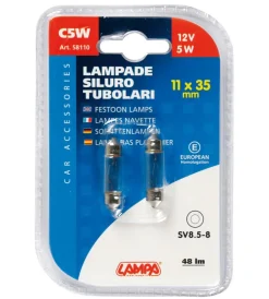 Coppia de siluro 5w sv 8.5 11x38  58110>Lampa Discount