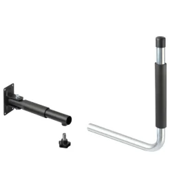 Coppia supporti da parete per box tetto tipo 1, laterale n60050 -><noscript><img width=