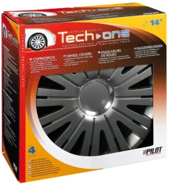Copricerchi per auto active grafite - ø 14" pilot 31561> Clearance