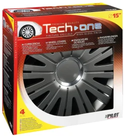 Copricerchi per auto active grafite - ø 15" pilot 31562> Sale