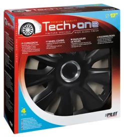 Copricerchi per auto "stratos rc black" - ø 17" pilot 31609>Lampa