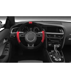 Coprivolante auto universale rosso/nero antiscivolo - spc1108>Sparco