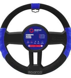 Coprivolante universale per auto "sport line" in poliestere blu e nero>Sparco Clearance