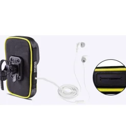 Custodia porta cellulare per bici in microfibra, 19x11x5,5 cm><noscript><img width=