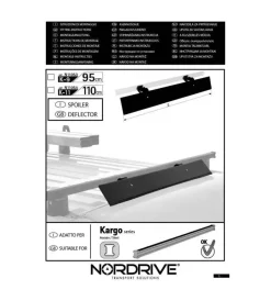 Deflettore aero kargo k9 - 95 cm  n11053><noscript><img width=