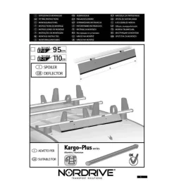 Deflettore aero kargo-plus kp11 - 110 cm  n11058><noscript><img width=
