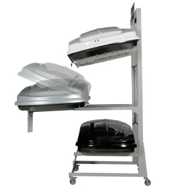 Espositore con ruote per 3 box tetto  n60030>Nordrive Clearance