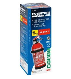 Estintore kg. 1 abc omol. con manico  68056>Lampa
