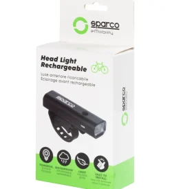 Fanalino anteriore per bicicletta in copertura metallica>Sparco