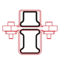 Kargo rack system - set 2 adattatori per barra  n99968><noscript><img width=