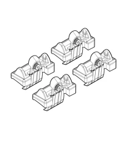 Kit attacchi per barre auto portatutto lancia ypsilon  3d 09/03  n21016>Nordrive Best