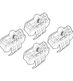 Kit attacchi per barre auto portatutto opel astra 5p 15, sports tourer 16  n21184>Nordrive