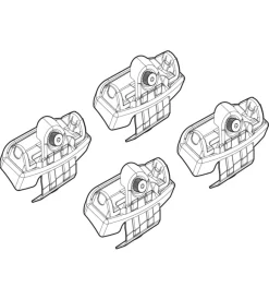 Kit attacchi per barre auto portatutto citroen c3 16>  n21202>Nordrive Outlet