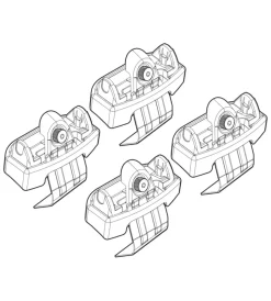 Kit attacchi per barre auto portatutto fiat tipo 3/5p 15>  n21185>Nordrive Discount