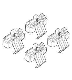 Kit attacchi per barre auto portatutto ford mondeo 5p 14>  n21223>Nordrive Online