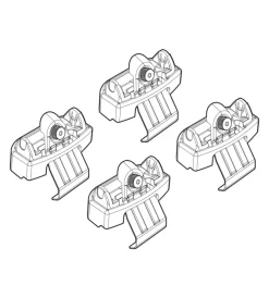 Kit attacchi per barre auto portatutto kia picanto 5p 17>  n21222>Nordrive Best