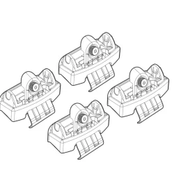 Kit attacchi per barre auto portatutto citroen c1 5p, peugeot 108 5p, toyota  n21169>Nordrive Sale