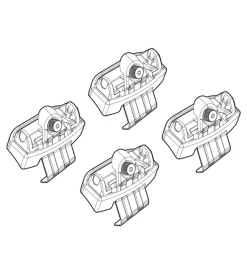 Kit attacchi per barre auto portatutto honda cr-v 18>  n21225>Nordrive