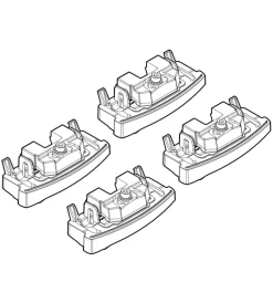 Kit attacchi per barre auto portatutto alfa mito 09/08  n21100><noscript><img width=
