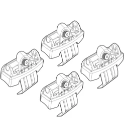 Kit attacchi per barre auto portatutto mazda 3 14>  n21190>Nordrive Clearance