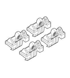 Kit attacchi per barre auto portatutto volvo s 40 01/04>  n21038>Nordrive Sale
