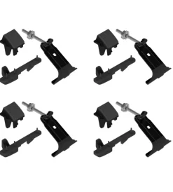 Kit attacchi per barre auto portatutto clamp snap - k-8  n21418>Nordrive Sale