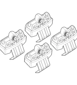 Kit attacchi per barre auto portatutto ford s-max 15>  n21186>Nordrive Online