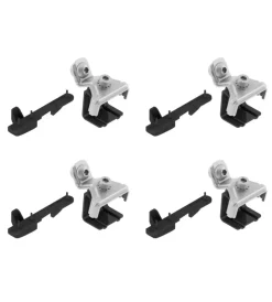 Kit attacchi per barre auto portatutto clamp snap - k-6  n21416>Nordrive New