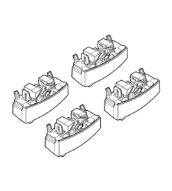 Kit attacchi per barre auto portatutto peugeot 207 3/5p 05/06->  n21107>Nordrive Discount