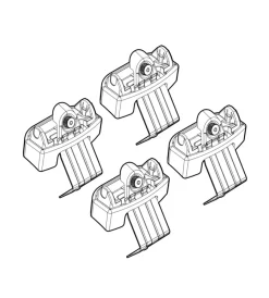 Kit attacchi per barre auto portatutto citroen ds5 12/11>  n21119>Nordrive Hot