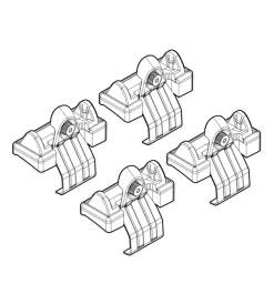 Kit attacchi per barre auto portatutto honda jazz 5d 01/02>09/08  n21021>Nordrive Sale