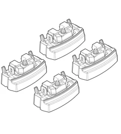 Kit attacchi per barre auto portatutto mercedes cla shooting brake 15>  n21188>Nordrive
