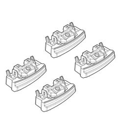 Kit attacchi per barre auto portatutto bmw serie 3 4p 18>  n21230>Nordrive Hot
