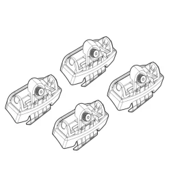 Kit attacchi per barre auto portatutto kia rio 5p 17>  n21212>Nordrive Sale