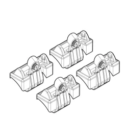 Kit attacchi per barre auto portatutto audi a3 3d 05/03>  n21010>Nordrive Outlet