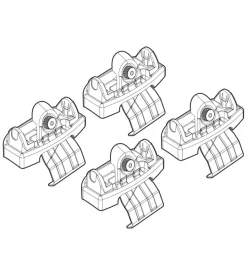 Kit attacchi per barre auto portatutto ford ecosport14>  n21198>Nordrive New