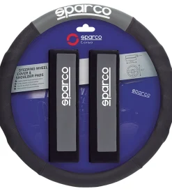 Kit auto coprivolante e passacintura "spc1111k" grigio/nero>Sparco Outlet