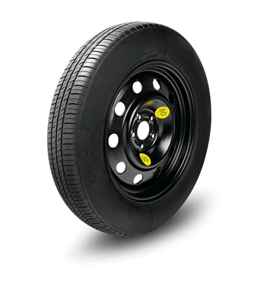 Kit ruotino di scorta - 125/80 16 acciaio con cric e chiave svita bulloni - 76152>Lampa Discount