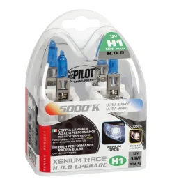 Lampada alogena xenium race 12v - h1 - 55w - p14,5s - 2 pz  - scatola plast  58177> Online