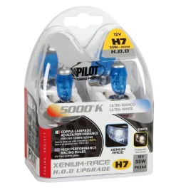 Lampada alogena xenium race 12v - h7 - 55w - px26d - 2 pz  - scatola plast  58179> Sale