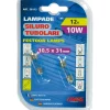 da siluro 12v - 11x31 mm - 10w - sv8,5-8 - 2 pz  - d/blister  58113>Lampa Best