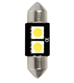 Lampada 12v hyper-led 6 - 2 smd x 3 chips - 10x32 mm - sv8,5-8 - 1 pz  58445> Best