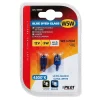 Lampada zoccolo blue dyed glass 12v - (w5w) - 5w - w2,1x9,5d - 2 pz  - d/blister  58359> Sale