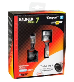 de led per auto 9-32v halo led serie 7 compact - (h8-h9-h11-h16) - 36w - pgj19-x - 2 pz - scatola 57779>Lampa Best
