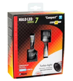 de led per auto 9-32v halo led serie 7 compact - (h10-hb3 9005) - 36w - p20d - 2 pz - scatola 57780>Lampa Clearance