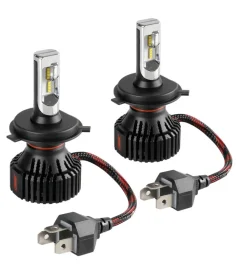 de led per auto 9-32v halo led serie 6 standard - (h4) - 30w - p43t - 2 pz  - scatola  57784><noscript><img width=