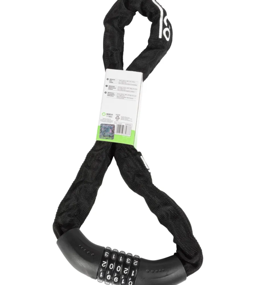 Lucchetto a catena per bicicletta nero con combinazione>Sparco Best