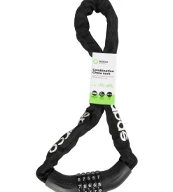 Lucchetto a catena per bicicletta nero con combinazione><noscript><img width=